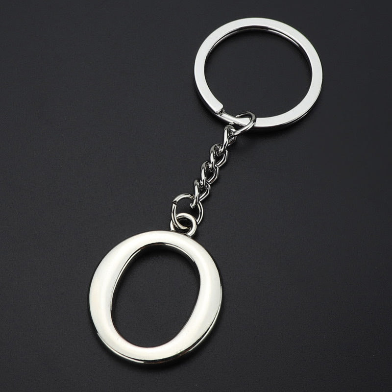 English Alphabet Keychain Keychain Personal Name Letter Pendant 1617333040673