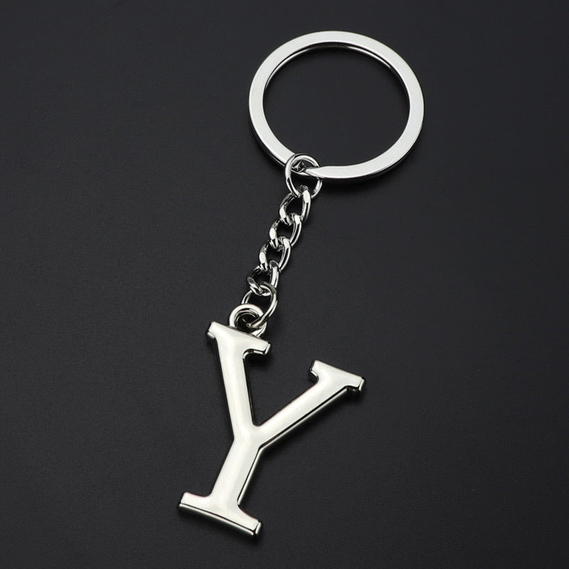 English Alphabet Keychain Keychain Personal Name Letter Pendant 1617333040677