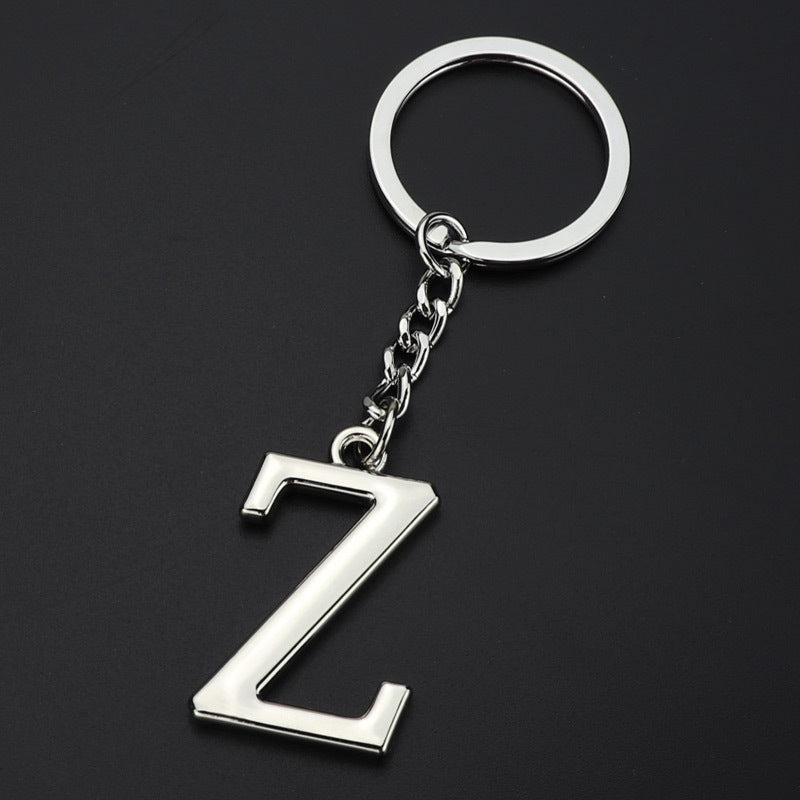 English Alphabet Keychain Keychain Personal Name Letter Pendant 1617333040686