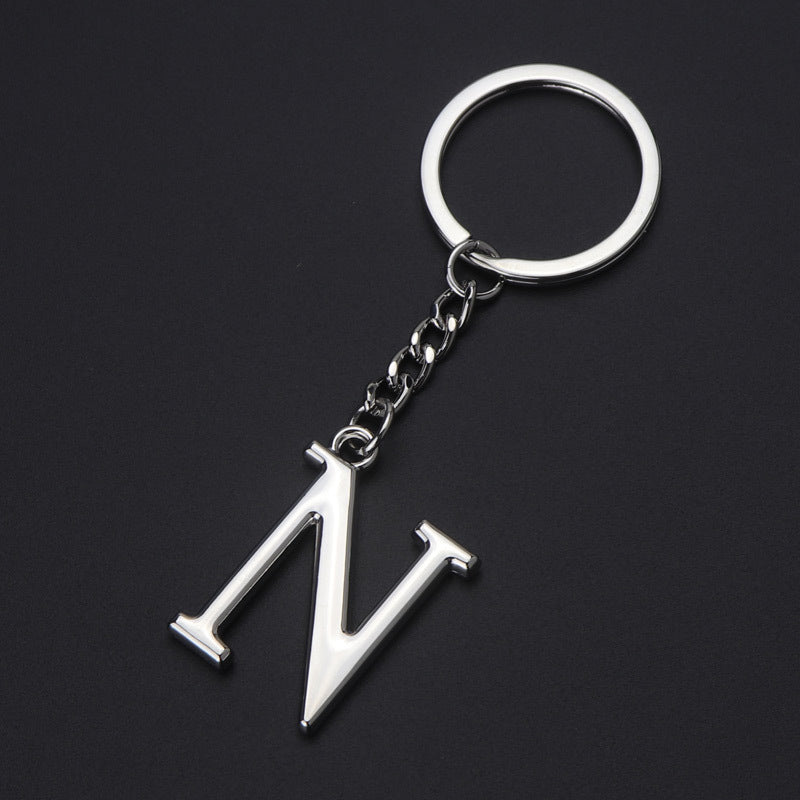 English Alphabet Keychain Keychain Personal Name Letter Pendant 1617333040953