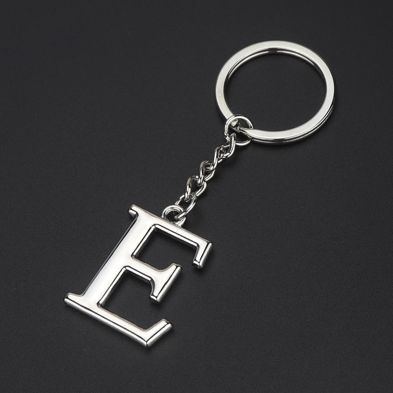 English Alphabet Keychain Keychain Personal Name Letter Pendant 1617333040957