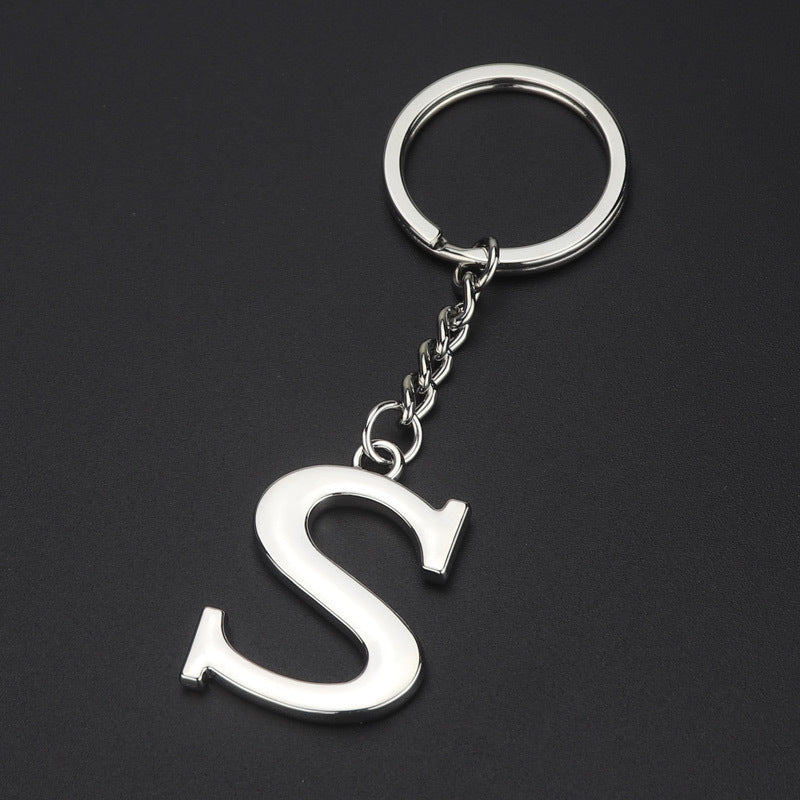 English Alphabet Keychain Keychain Personal Name Letter Pendant 1617333040958