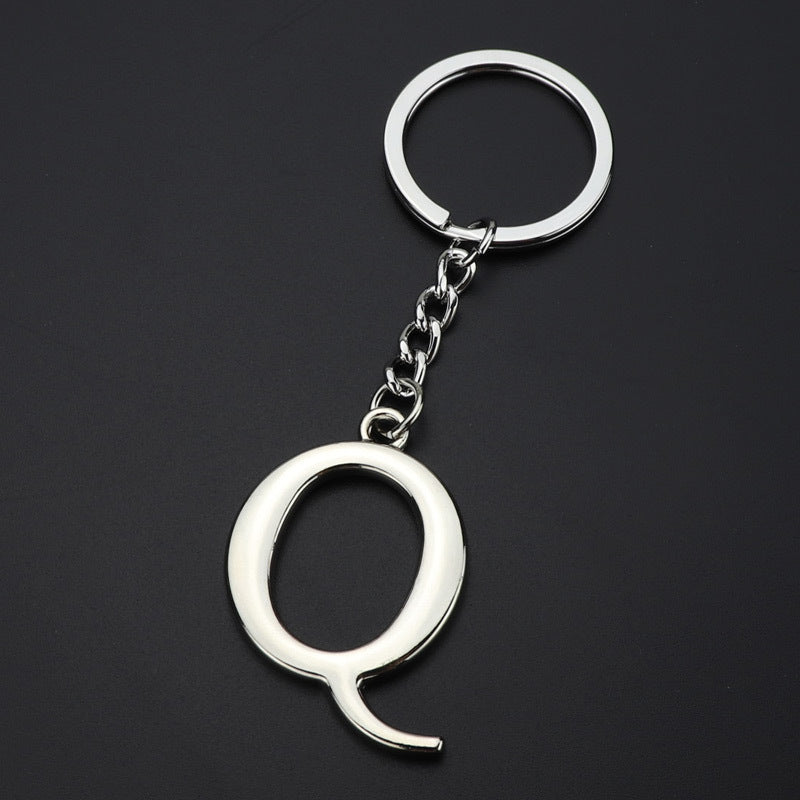 English Alphabet Keychain Keychain Personal Name Letter Pendant 1617333040972