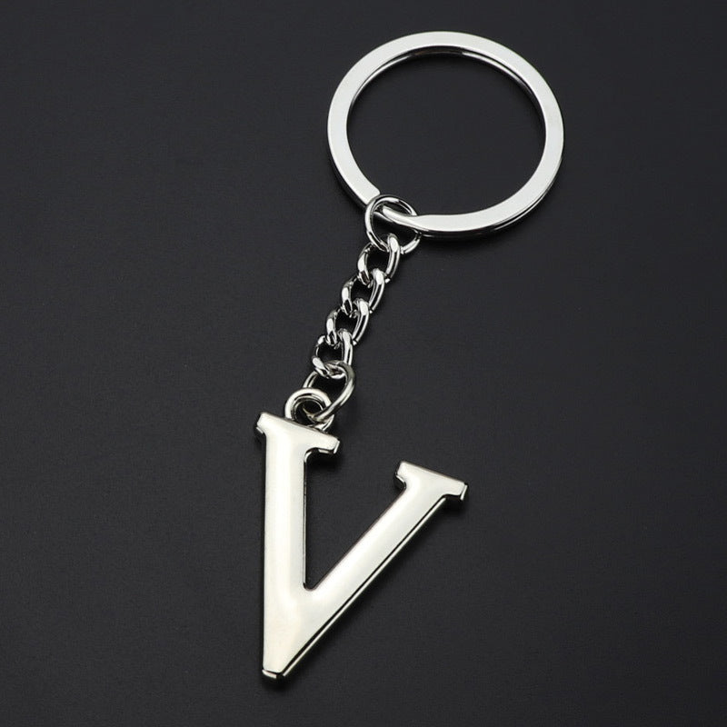 English Alphabet Keychain Keychain Personal Name Letter Pendant 1617333040973