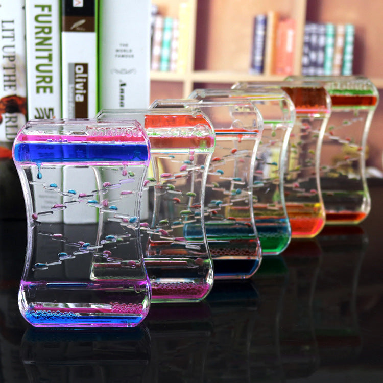 Creative Cruise Fluid Liquid Hourglass Quicksand Timer 2024 Ins Living Room Office Ornaments Desk Table Decorations Home Deco