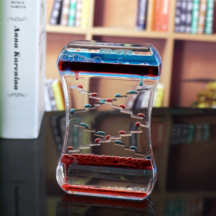 Creative Cruise Fluid Liquid Hourglass Quicksand Timer 2024 Ins Living Room Office Ornaments Desk Table Decorations Home Deco