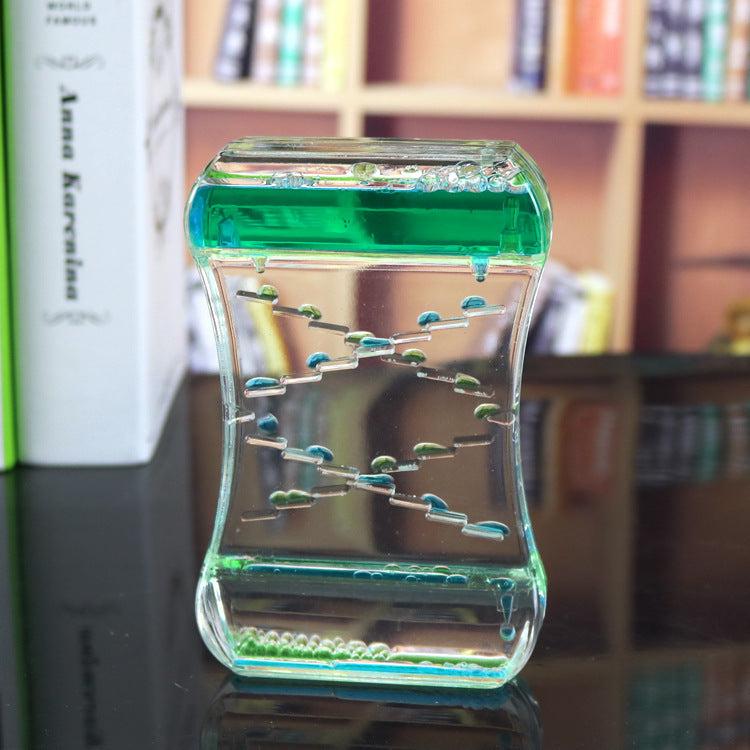 Creative Cruise Fluid Liquid Hourglass Quicksand Timer 2024 Ins Living Room Office Ornaments Desk Table Decorations Home Deco