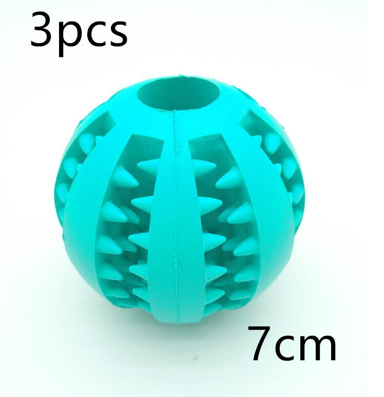 Pet Slow Feeder Dog Toy Cute Funny Rubber Dog Ball Toy 1617590052202