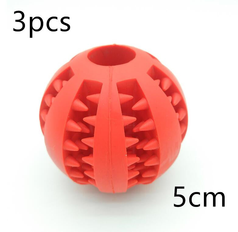 Pet Slow Feeder Dog Toy Cute Funny Rubber Dog Ball Toy 1617590052212