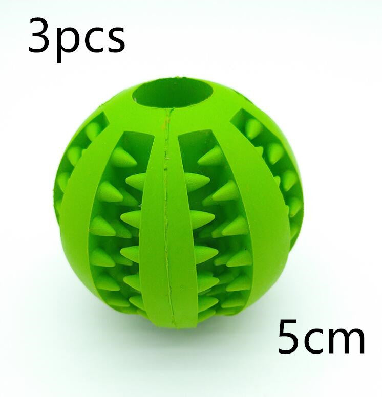 Pet Slow Feeder Dog Toy Cute Funny Rubber Dog Ball Toy 1617590052251