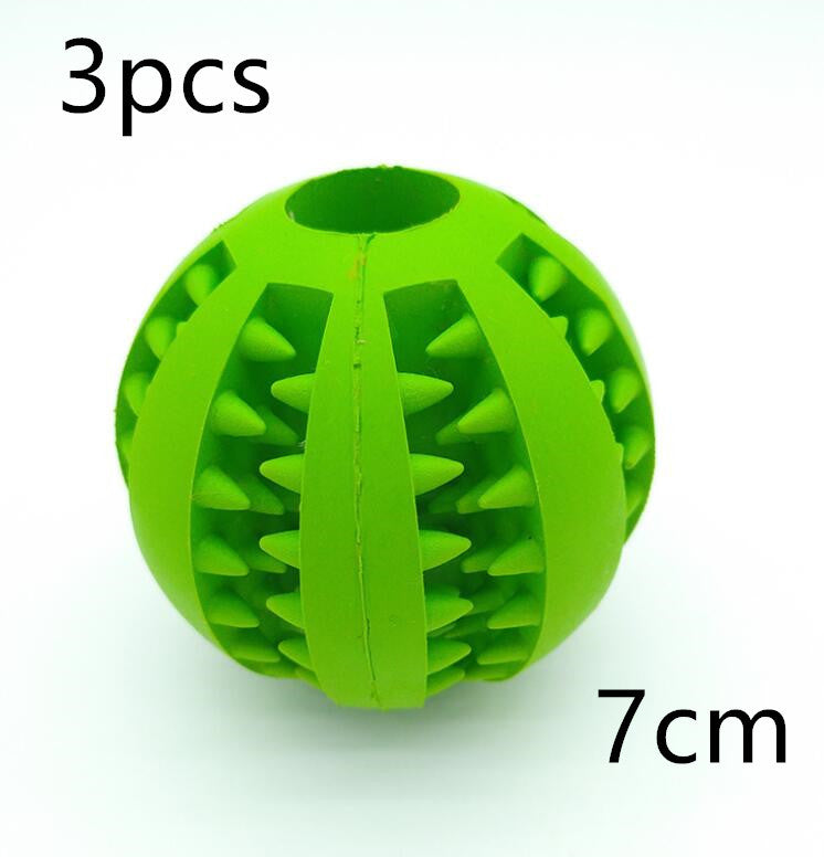 Pet Slow Feeder Dog Toy Cute Funny Rubber Dog Ball Toy 1617590052252