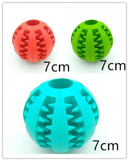 Pet Slow Feeder Dog Toy Cute Funny Rubber Dog Ball Toy 1617609790352