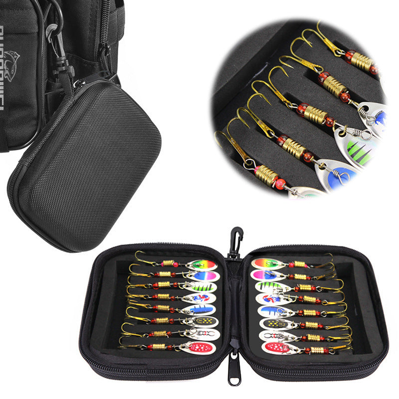 Rotating Composite Sequin Set Fly Hook Fishing Bait Small Bag External Bag Fishing Tackle Bag 1617617230364