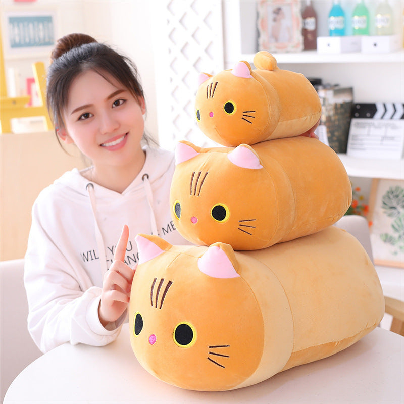 Cute Fat Cat Plush Doll Soft Cute Cat Rag Doll Doll 1617690287971