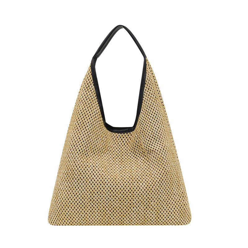 Fashion Rattan Women Shoulder Bags Wikcer Woven Female Handbags Large Capacity Summer Beach Straw Bags Casual Totes 161778748
