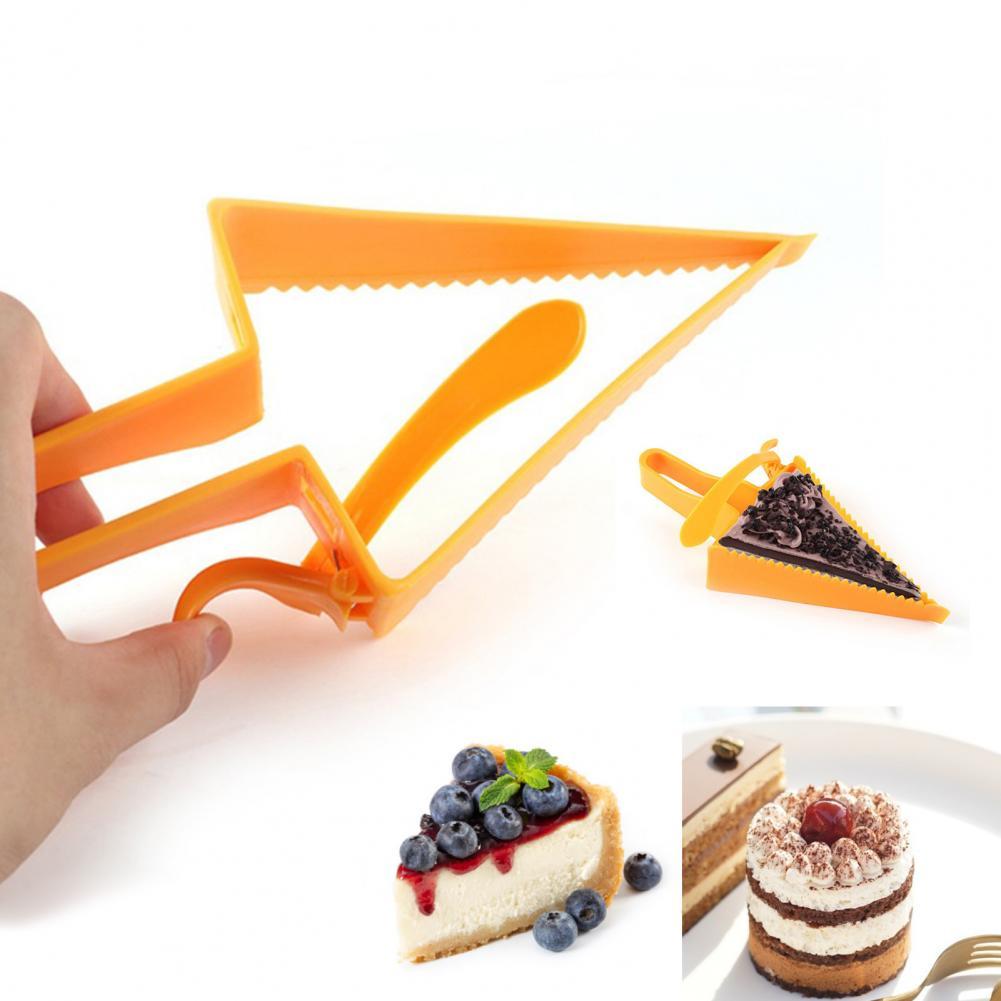Adjustable Cake Divider Slicer Triangle Baking Pastry Divider Plastic Baking Cutter Reusable Cakes Knife 1618293060137