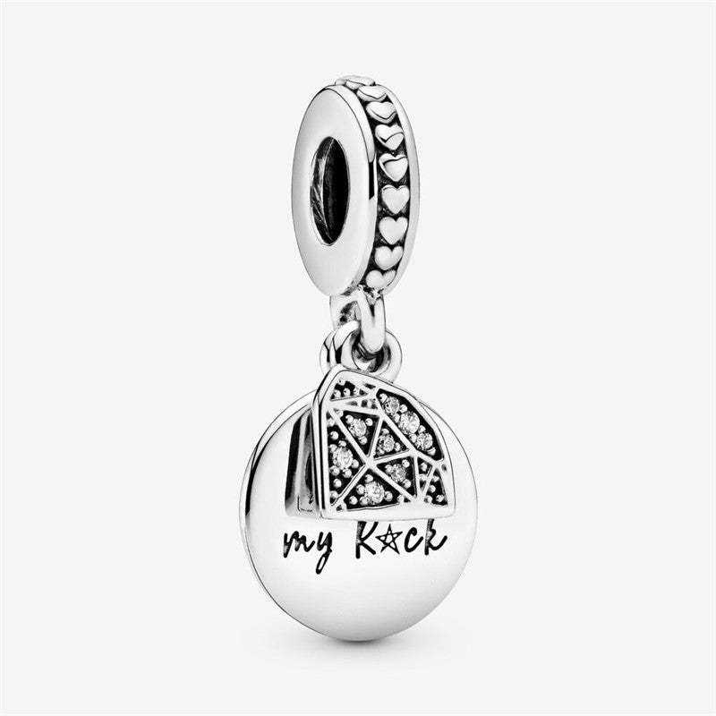 Sterling Silver Loose Beads Small Daisy Bracelet Beaded Charm 1618449594309