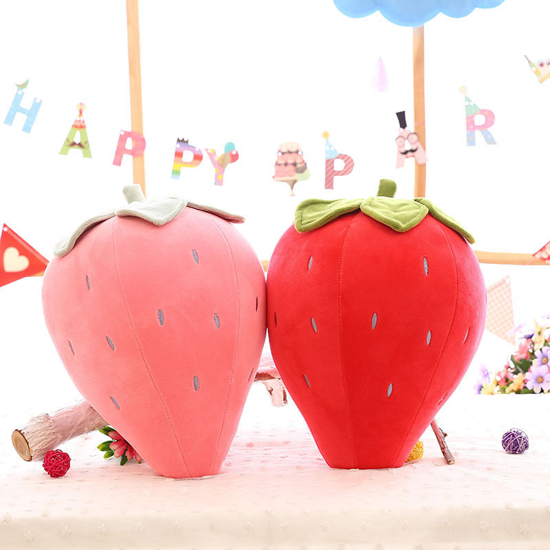 Factory Wholesale New Creative Fruit-Like Strawberry Pillow Large Soft Plush Toy Birthday Gift 1618538761712
