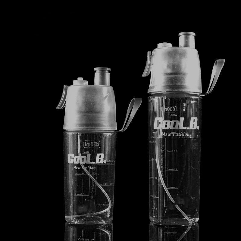 Sports Water Plastic Bottle Outdoor Creative Mist Spray with Leak Proof Portable Drinking Cup 1618625263154