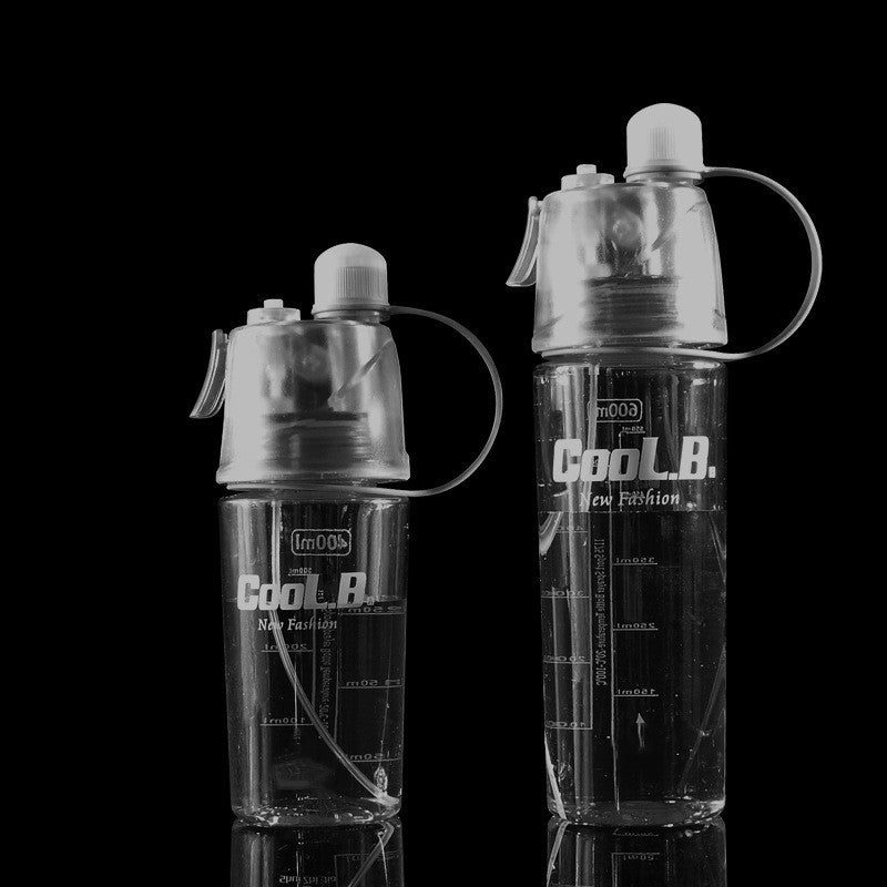 Sports Water Plastic Bottle Outdoor Creative Mist Spray with Leak Proof Portable Drinking Cup 1618625263159