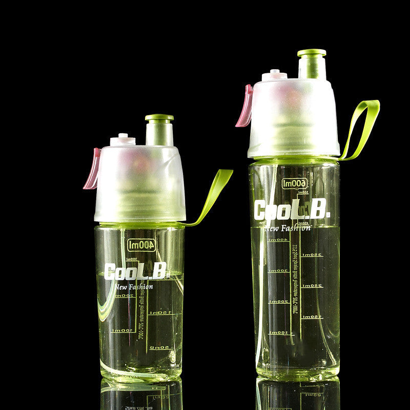 Sports Water Plastic Bottle Outdoor Creative Mist Spray with Leak Proof Portable Drinking Cup 1618625263167