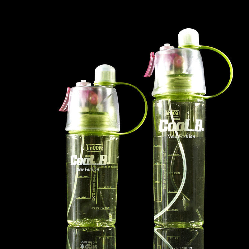 Sports Water Plastic Bottle Outdoor Creative Mist Spray with Leak Proof Portable Drinking Cup 1618625263435