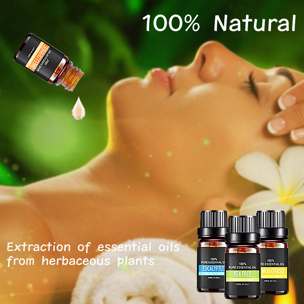 Organic Essential Oils Set Top Sale Natural Therapeutic Grade Aromatherapy Oil Gift Kit For Diffuser 1619063483591