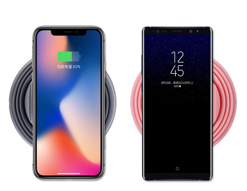 Creative New Mobile Phone Holder Wireless Charger Fast Charging Atmosphere Light Night Light Colorful Light Folding Portable - 图片 4