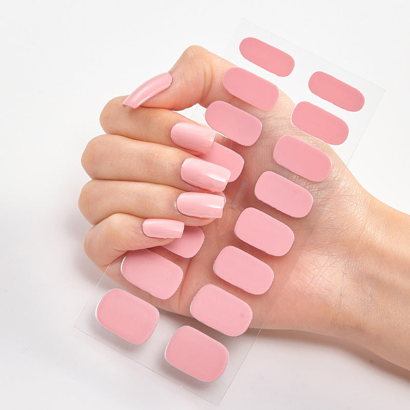 Pure Color 16 Nail Stickers 1619150672175