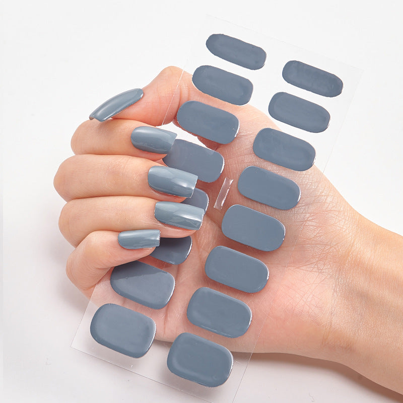 Pure Color 16 Nail Stickers 1619150734424