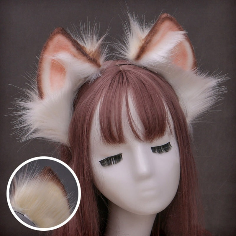 Hand Made Plush Celestial Fox Ear Headband Cute Girl Festival Party Cosplay Headdress Jewelry Props 1619233648683 1a80cc5e 9a