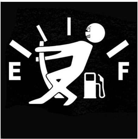 Funny Car Sticker Pull Fuel Tank Pointer Ef Fuel Tank Car Sticker Fuel Tank Vinyl Sticker Decal 1619328902188