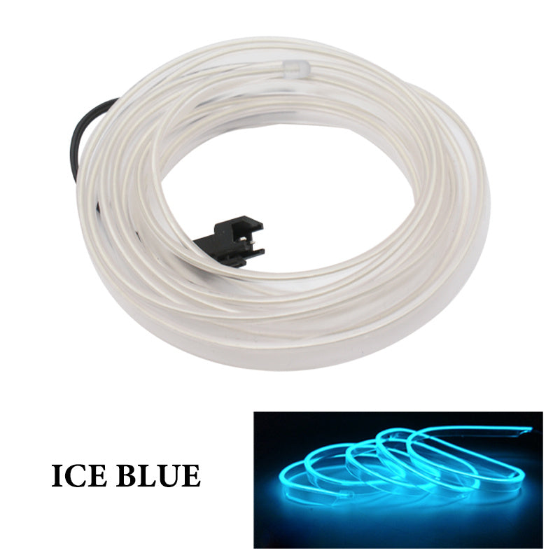 Car Interior Lighting El Cold Light Band Edge Wide Edge Car Atmosphere Lamp 1M2M3M 5M Luminous Line Set 1619335636109