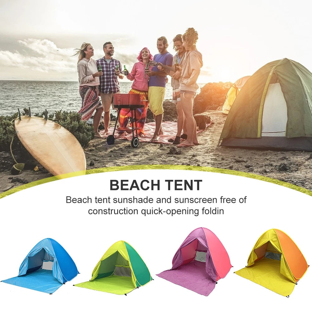 Sunscreen Shelter Tent Anti-UV Pop Up Beach Canopy Outdoor Camping Hiking Tent Travelling Easy Carrying Portable Parts 161934