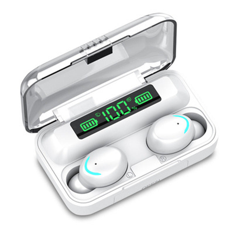 Bluetooth Headset Binaural In-Ear English Cross-Border Private Model Tws Battery Display Touch 1619351556239