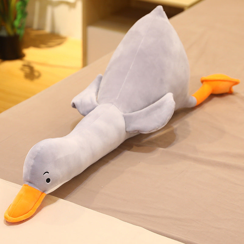 Cross-Border Hot Sale Big White Goose Doll Plush Toy Bed Sleeping Pillow Cushion Girl Child Doll Doll 1619415915392