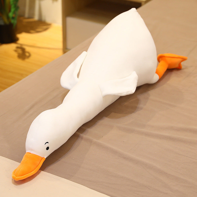 Cross-Border Hot Sale Big White Goose Doll Plush Toy Bed Sleeping Pillow Cushion Girl Child Doll Doll 1619415979044