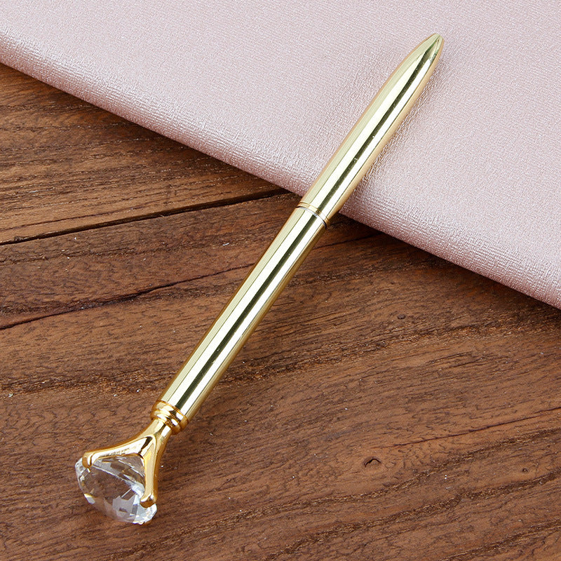 Metal Ballpoint Pen Student Gift Diamond Ballpoint Pen Creative Crystal Advertising Pen - 图片 7