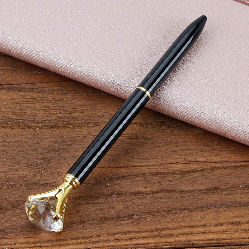 Metal Ballpoint Pen Student Gift Diamond Ballpoint Pen Creative Crystal Advertising Pen - 图片 12