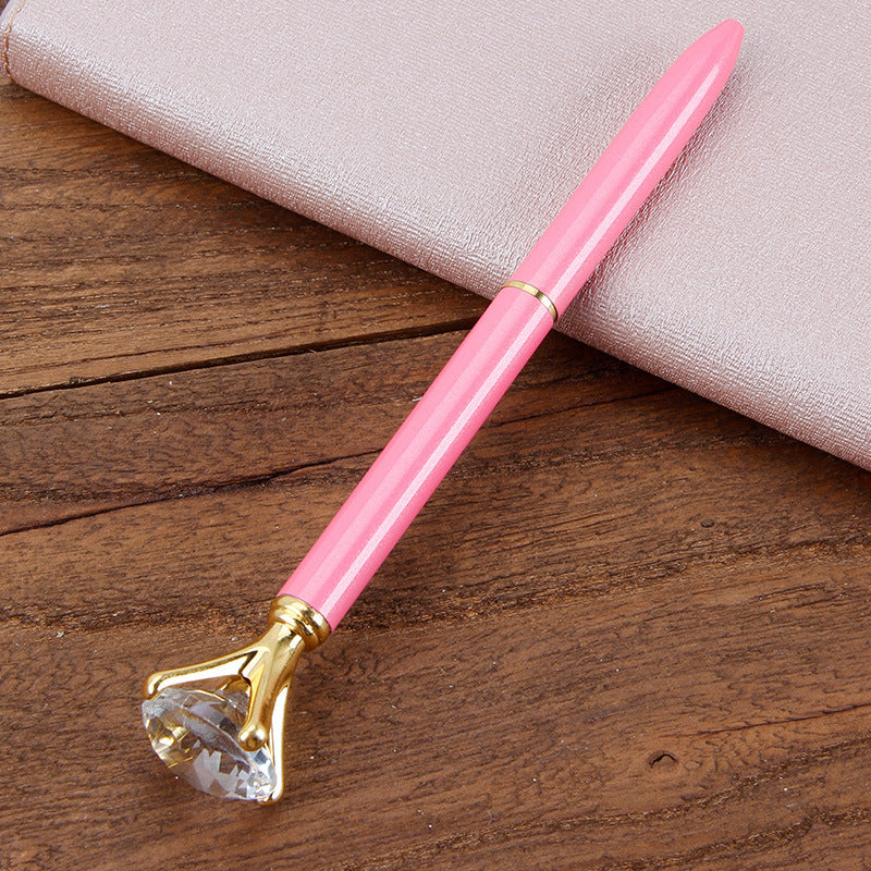 Metal Ballpoint Pen Student Gift Diamond Ballpoint Pen Creative Crystal Advertising Pen - 图片 15