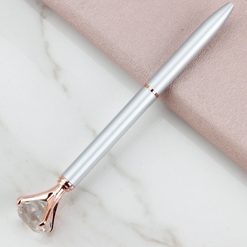 Metal Ballpoint Pen Student Gift Diamond Ballpoint Pen Creative Crystal Advertising Pen - 图片 13
