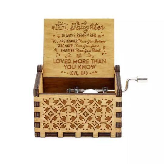 Hand-cranked Music Box Handmade Music Box 1619618647584