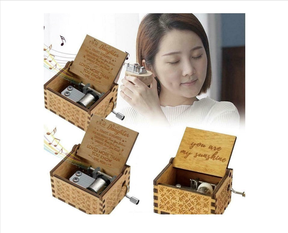 Hand-cranked Music Box Handmade Music Box 1619618647818