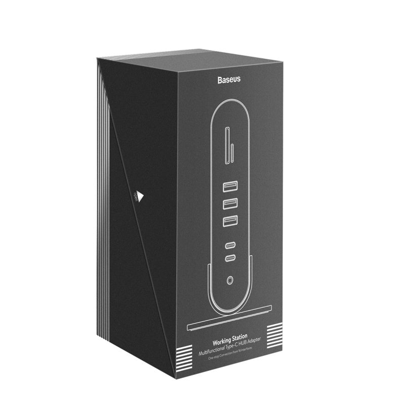 Workstation Multi-Function Type-C-Hub Splitter 16-In-1 Multi-Interface Docking Station With Power Supply 1619669987938
