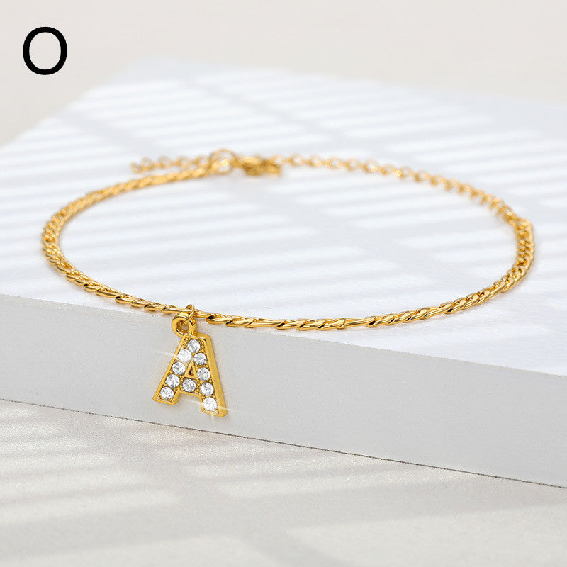Ancient English Letter Anklet Letter Anklet Spot English Letter Pendant Jewelry 1620043148831