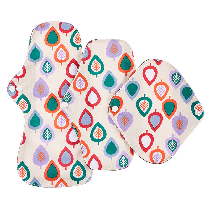 Leak-Proof Bamboo Charcoal Sanitary Napkins Washable Aunt'S Towel 1620195105853