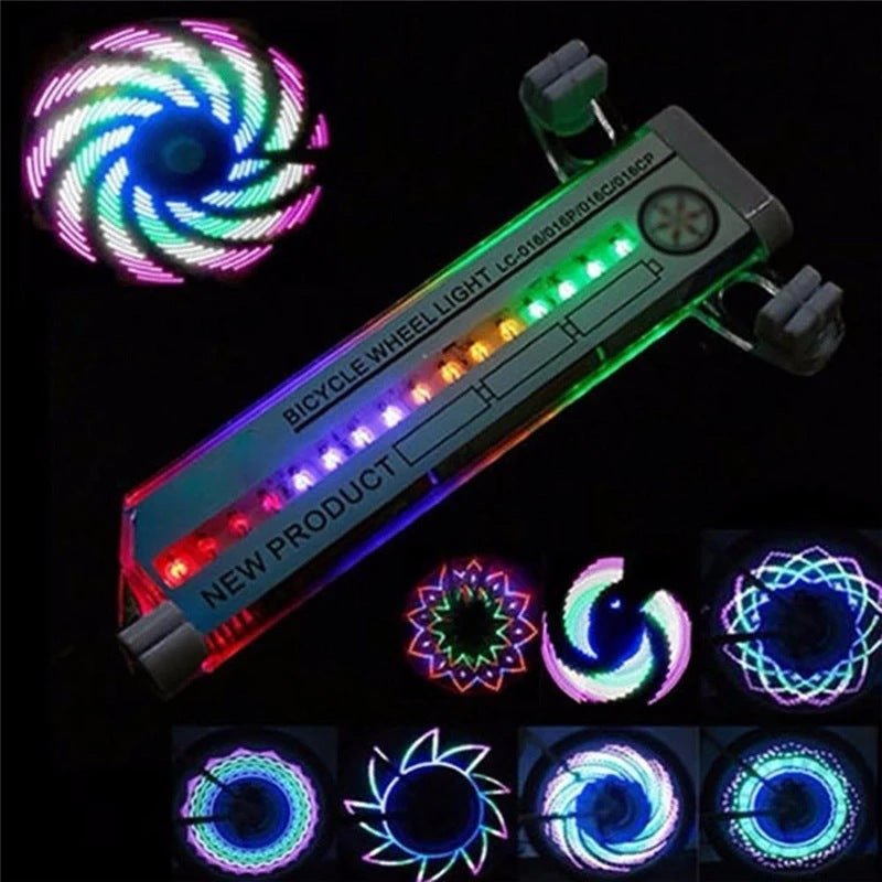 16 LED Colorful Bike Wheel Light Mountain Bike - HD Wireless Product #1