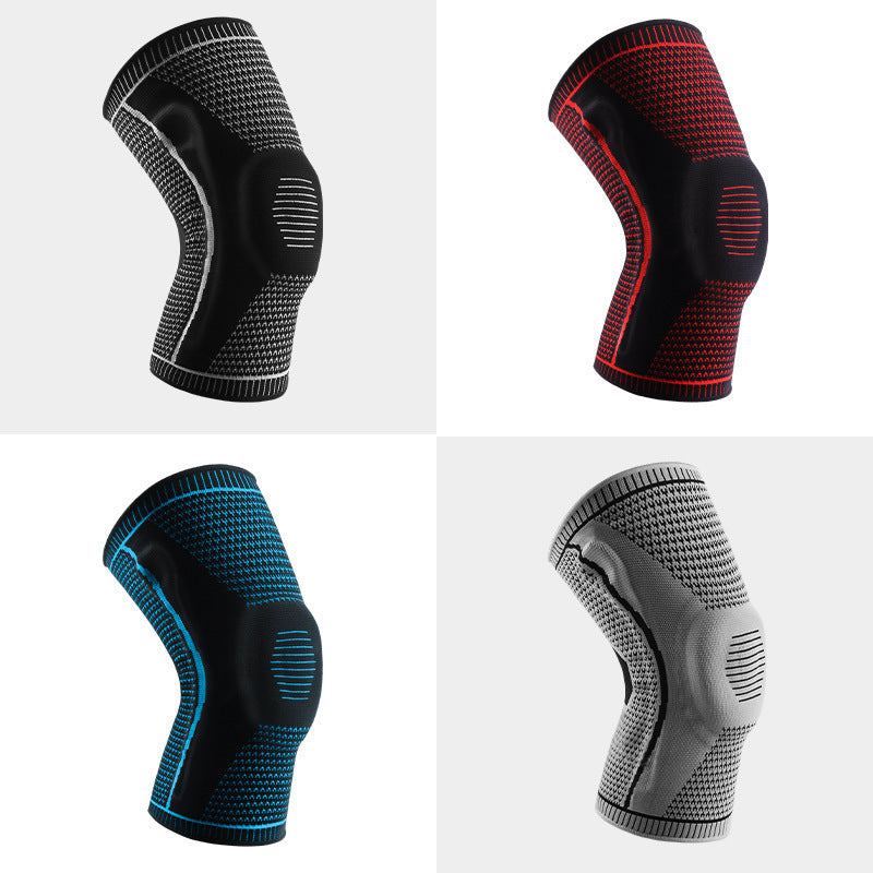 Knee Pads For Sport Knee Silicone Spring Patella Protector 1620294106686