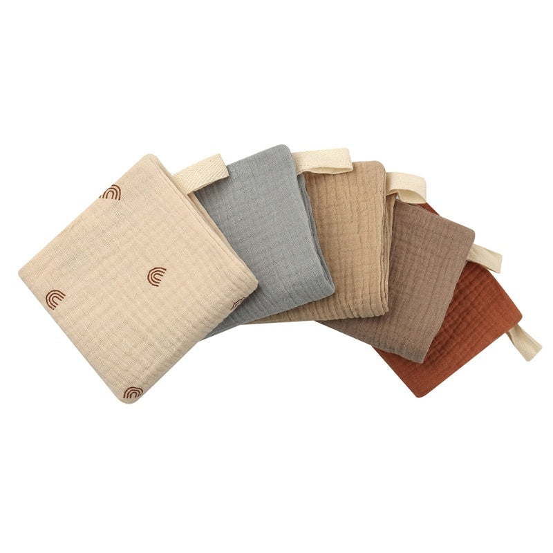 Baby Four-Layer Gauze Cotton Small Square Towel Saliva Towel Face Towel 1620376042543