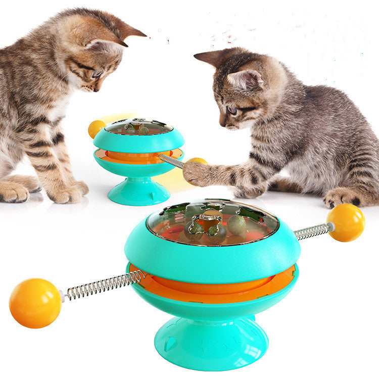 Rotatable Cat Toys Supplies With Catnip Interactive Training Toys For Cats Kitten Cat Accessories Pet Products 1620381747494